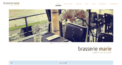 Desktop Screenshot of brasseriemarie.com